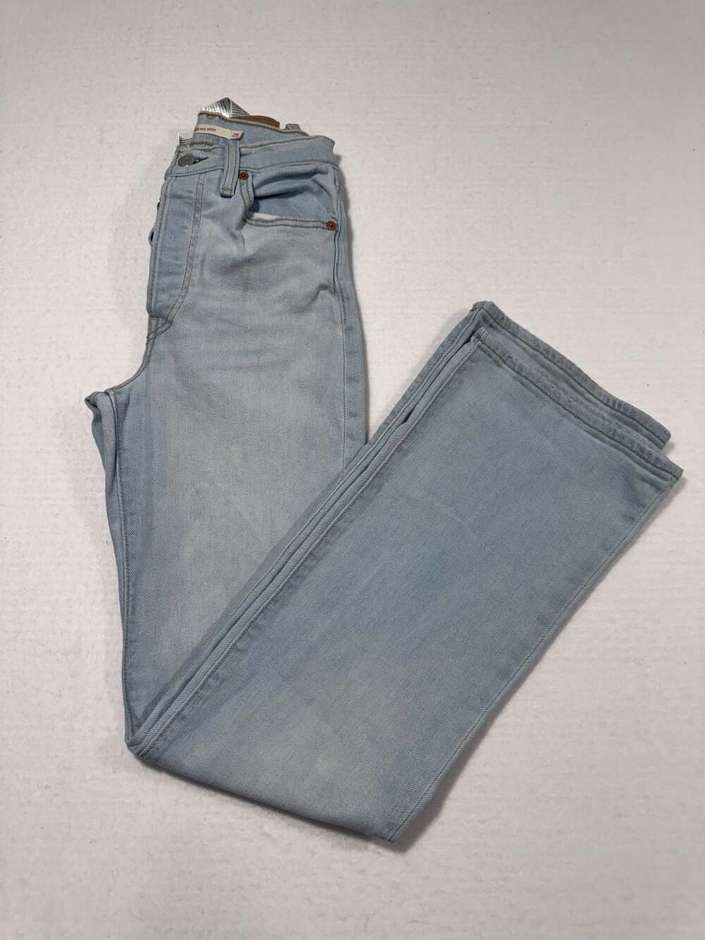 Levi’s Ribcage Bootcut High Rise Light Wash Jeans Women’s Size 25